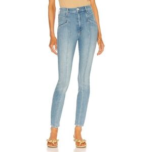 $268 NWT MOTHER THE SEAMED SWOONER HOVER JEANS SIZE 28